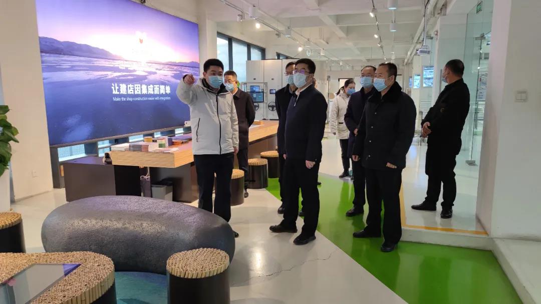 河北省科技廳、市科技局等領導一行到大红鹰dhy調研指導