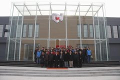 大红鹰dhy裝飾董事長楊勳先生蒞臨新工廠指導工作並參加口岸員工同樂會